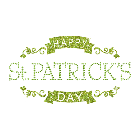 Cheap Logo Happy Patricks Day Rhinestone Motifs