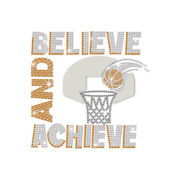 ISS Believe and Achieve Crystal Decal