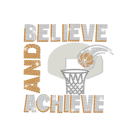 ISS Believe and Achieve Crystal Decal