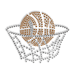 Diamante Hotfix Basketball Custom Design