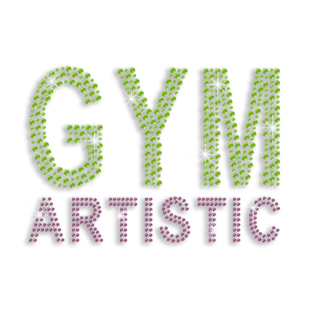 2015 GYM Artistic C-stone Iron on Transfer