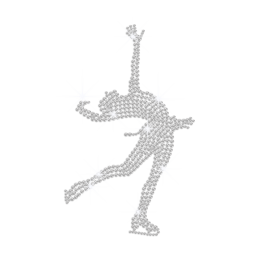 Professional Bling Skater Hotfix Rhinestone Transfer