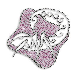 Iron-on Bling Scorpio Sign Symbol Rhinestone Motif