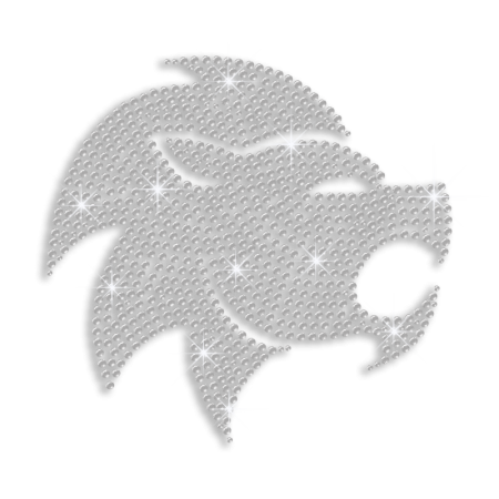 Crystal Leo Symbol Iron-on Rhinestone Transfer