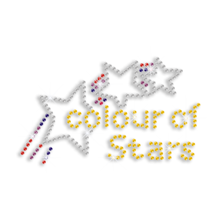 Colour of Stars Hot-fix Rhinestone Transfer 