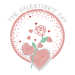 The Valentine\'s Day Hot-fix Rhinestone Pattern