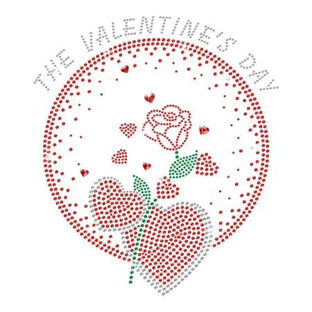 The Valentine's Day Hot-fix Rhinestone Pattern