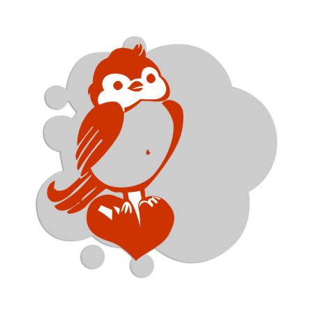 Cute Owl Vinyl Transfer Logo