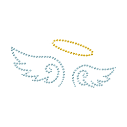 Blue Angel Wings Iron on Rhinestone Motif