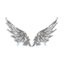 Pretty Wings Iron-on Rhinestud Rhinestone Transfer