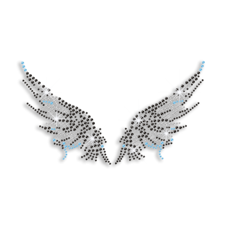 Pretty Wings Iron-on Rhinestud Rhinestone Transfer