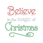Christmas Funny Quote Bling Sequin Clothing Iron on Transfer