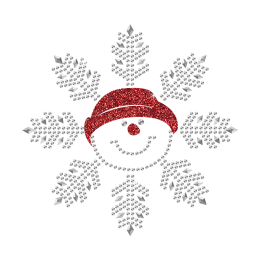 Snowflake Cutie Bling Rhinestone Motif for Clothing