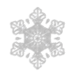 Wholesale Clear Crystal Snowflake Transfer for Shirts
