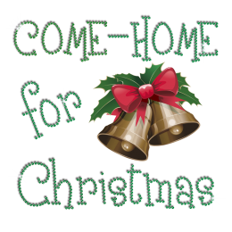 Happy Come Home Bells Iron-on Rhinestone Heat Transfer Combo