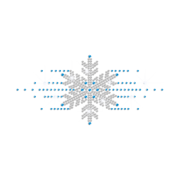 Crystal Snowflake Iron-on Rhinestone Transfer