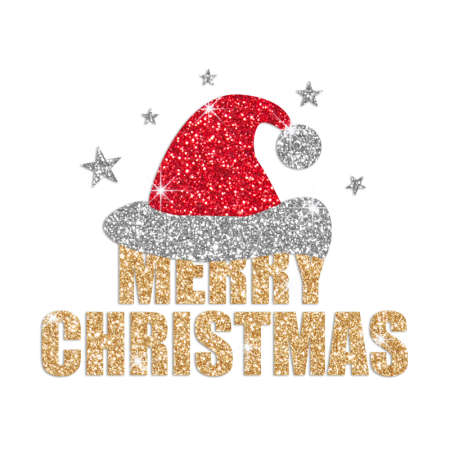sparkly christmas hat