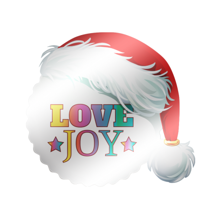 Sparkling Love Joy Vinyl Transfer for Christmas Day