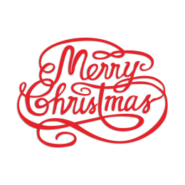 Custom Elegant Letter Merry Christmas Transfer