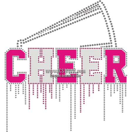Holographic Foil Cheer Theme Heat Transfer