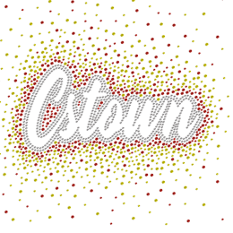 Shiny Cstown Logo Crystal Transfer For Shirts