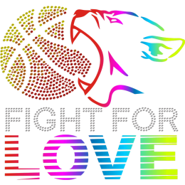 Fight For Love Basketball Motif Printable Reflective PU Transfer