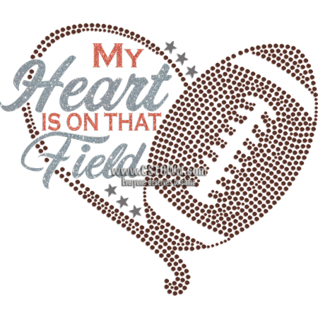 My Heart Is On That Field Football Theme Transfer