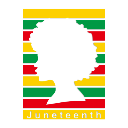 Juneteenth Print Vinyl Iron On Transfer