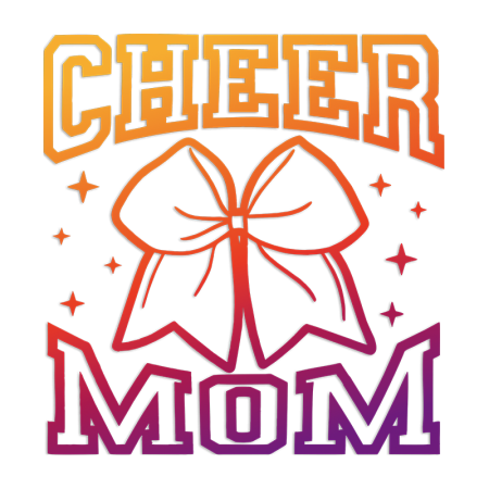 Wholesale Cheer Mom Printable Heat Trasnfer for T Shirts