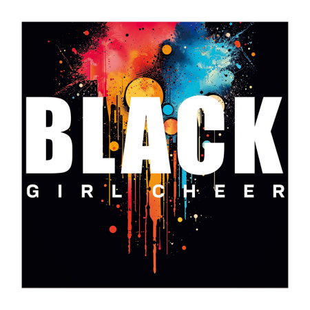 Wholesale Black Girl Cheer Printable iron on transfer