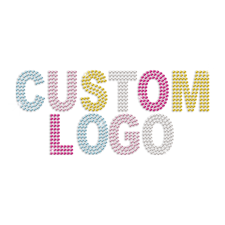 CSTOWN Shiny Logo Crystal Transfer for Shirts