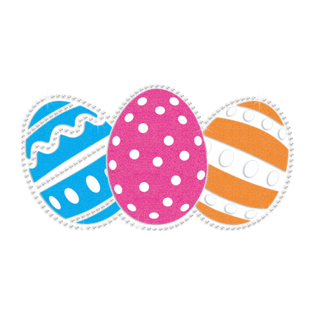 Wholesale Printable Easter Egg Iron on Rhinestone Transfer