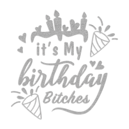 It\'s My Birthday PU Heat Transfer