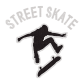  Street Skate Rhinestone & Glitter Heat Transfer