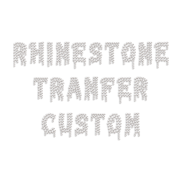 Custom Melting Rhinestones Heat Transfer