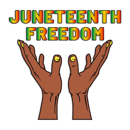 Juneteenth Freedom Black Hand Printable Htv Vinyl Iron On Shirt Decals