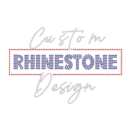 Rhinestone Transfer Custom Iron T Shirt Transfers