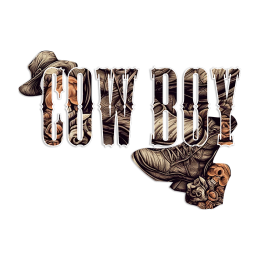 Cow Boy Hat And Boots Printable Htv Iron On Decals