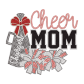 Cheer Mom Rhinestone & Glitter Heat Transfer