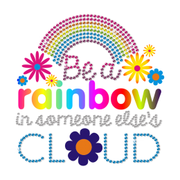 Printable Rainbow Decorate with Daisies Heat Transfer