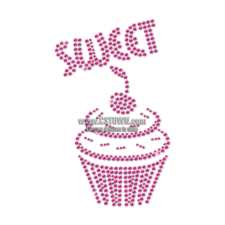 Small Cherry Cupcake I Love Pink I Love Dessert Cute Motif