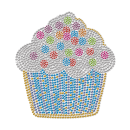  Tutti-Frutti Cupcake Neon Stud Heat Transfer