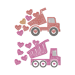 Bring My Love By Truck Neon Stud Transfer