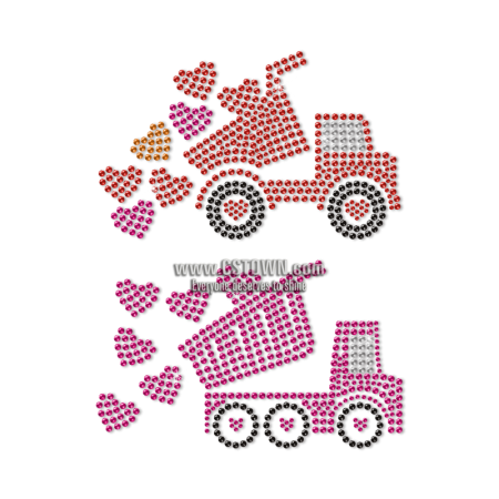 Bring My Love By Truck Neon Stud Transfer