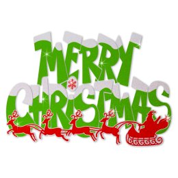 Custom Glitter Christmas Atmosphere Letters Heat Transfer