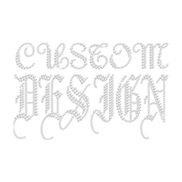 Crystal Iron-on Rhinestone Transfer