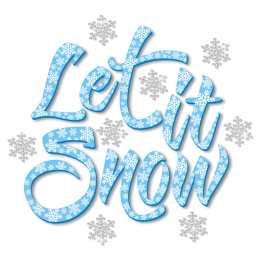 Let It Snow Iron On Rhinestone Glitter Transfer Motif Cstown