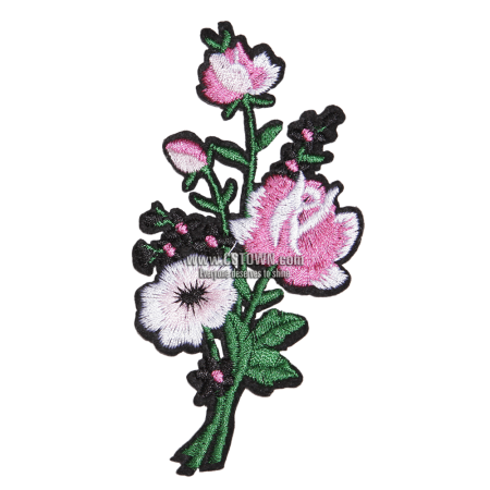 Lovely Pink Flowers Patch for Girl's Clothes