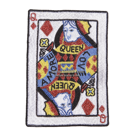 Playing Card Queen Fancy Applique