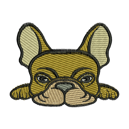 Cool Patches French Bulldog Embroidery For Beginners
